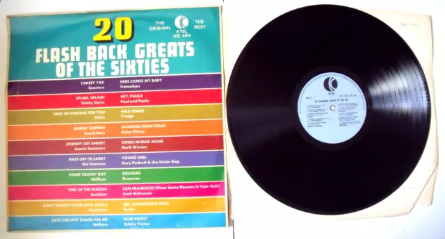 Various Original Artistes - 20 Flash Back Greats Of The 60s - Vinyl LP - V/Good+