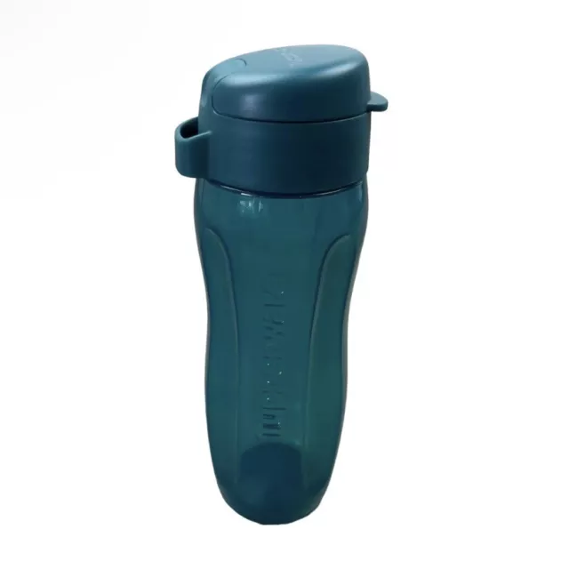 Tupperware Eco Drink Bottle Flip Lid 500ml Brand New Teal