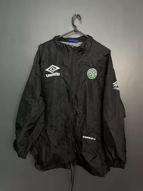 Vintage Umbro Celtic Glasgow Padded Jacket Medium