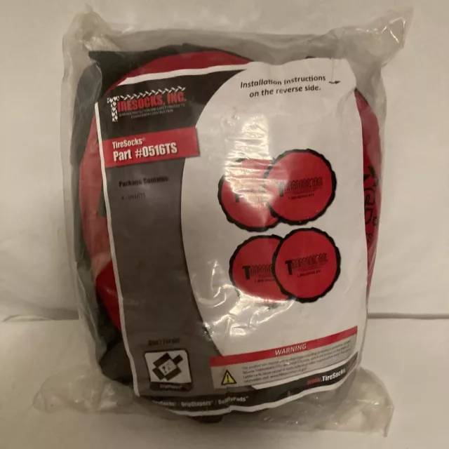 TIRESOCK 0516TS No Tire Marks TireSocks® for Tire Size 15 x 5-11” New Set 4
