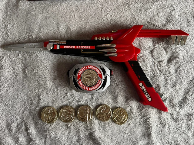 Power Ranger Weapons MIGHTY MORPHIN POWER Rangers Power Morpher Power Gun Sword Bandai EUR ...