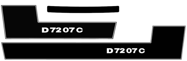 Deutz D7207C Aufkleber Logo Emblem Sticker