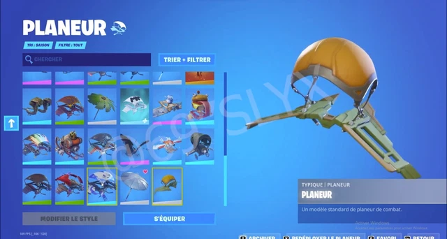 compte epic game rare avec plus de 60 skins autant de pioche 