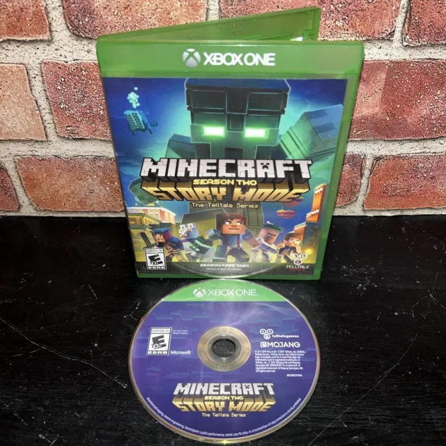 Minecraft: Story Mode Season Two 2 Season Pass Disc (Microsoft Xbox 360,  2017) 816563020146