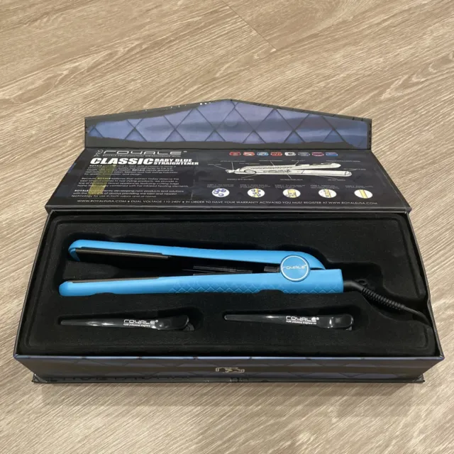 Royale Pro Classic Baby Blue Professional Hair Straightener Flat Iron