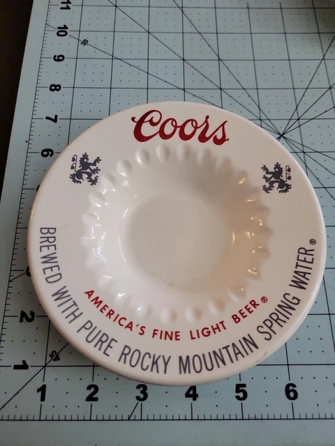 Coors Pottery Ashtray Vintage 10m