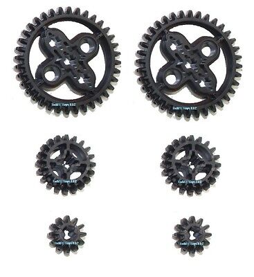 12,20,36 tooth,bushings LEGO Technic 42pc Double Bevel gear axle pack SET lot 