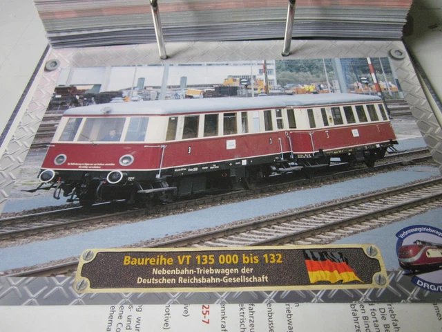 LOKARCHIV TRIEBWAGEN 134 BAureihe VT 135 000-132 Nebenbahn Triebwagen ...