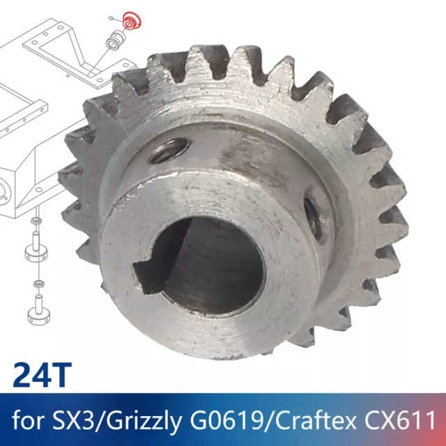 Mini Mill Taper Gear for SIEG SX3/Grizzly G0619/JMD-3S/Craftex CX611/OT2225SX3