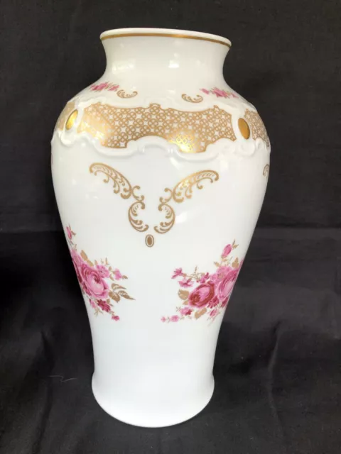 Antique german WALLENDORF porcelain vase. Marked bottom + number