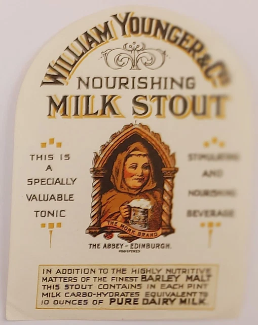 Smaller Younger Nourishing Milk Stout bottle label