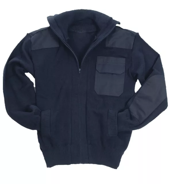 Marine Strickjacke BW Style dunkelblau