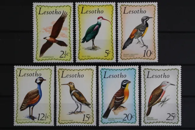 Lesotho, MiNr. 105-111, Vögel, postfrisch - 635483
