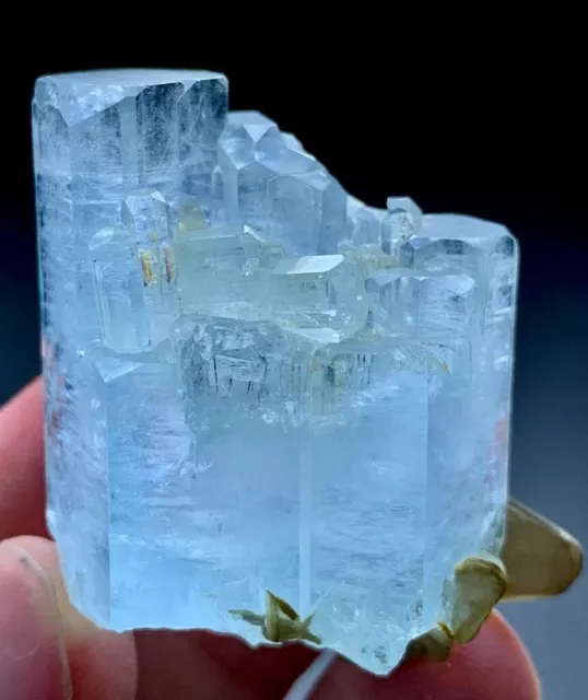 203 Cts Aquamarine Crystals Bunch Specimen From Skardu Pakistan