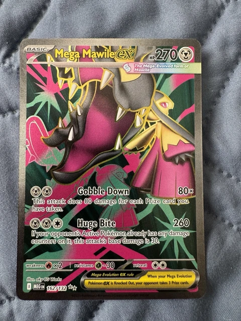 2025 POKEMON MEGA Evolution English Mega Mawile EX Full Art Ultra Rare ...