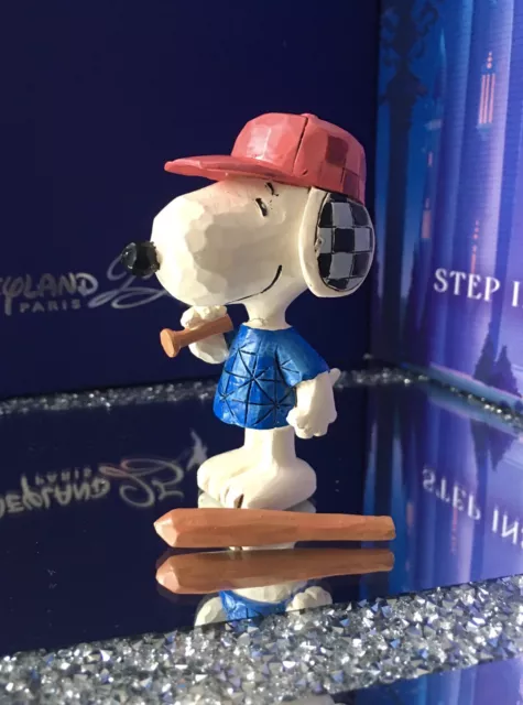 🙂 Jim Shore Peanuts Mini Baseball Snoopy verpackt 🙂 kaputter Schläger* einfache Reparatur 🙂 kostenloser Versand