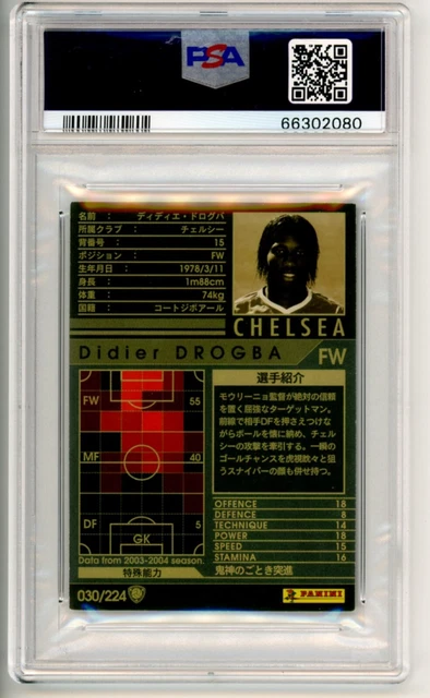 Didier Drogba New Rookie Sticker Panini Foot 2003 Guingamp Chelsea Very
