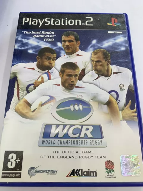 World Championship Rugby WCR Sony PlayStation 2 PS2 Game PAL Free Postage(b46/2)