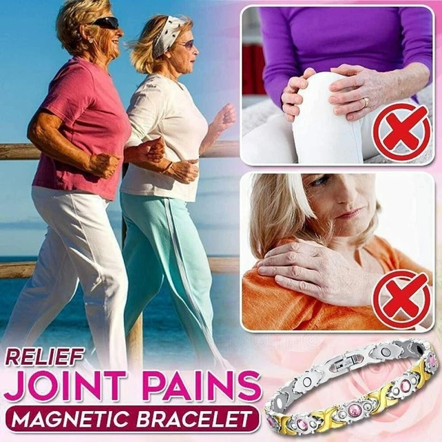 ROUND RHINESTONES Bracelets Hot Flashes Energy Health