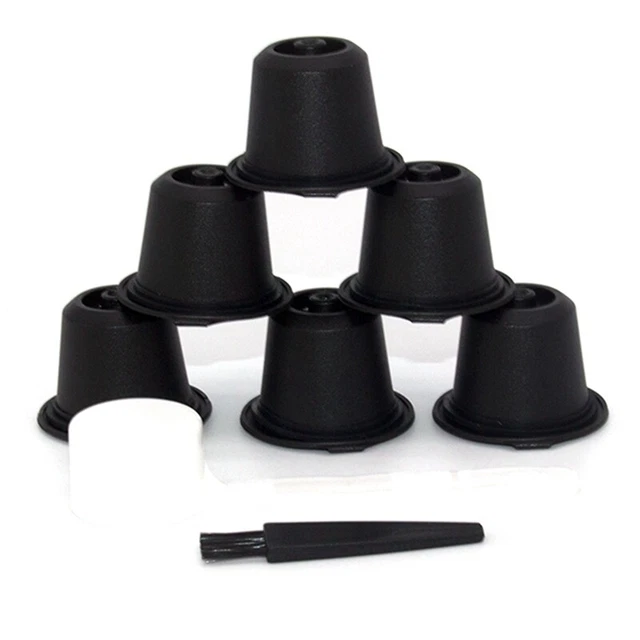 6 pz per macchina tazza da caffè riutilizzabile ricaricabile Ca O8K4