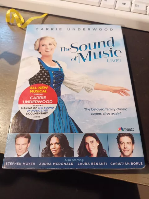 THE SOUND OF MUSIC LIVE - Carrie Underwood DVD NEW/SEALED