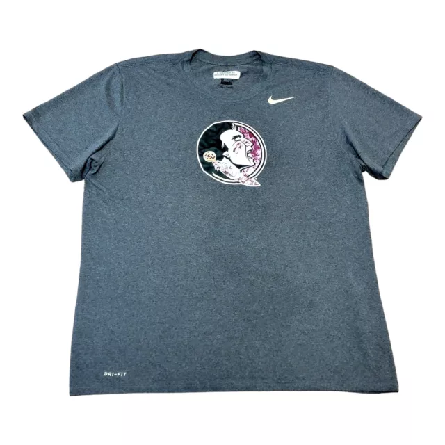 Men's Nike FSU Florida State Seminoles Football Shirt Dri-Fit TEAM ISSUED XL