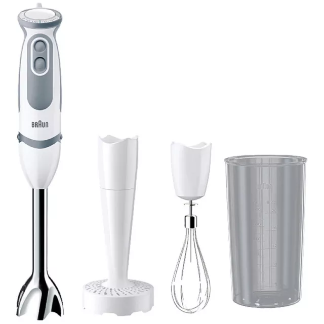 Braun 4191-MQ5207WH HB BRAUN INT S12 Stabmixer 1000 W Schneebesenaufsatz, mit...