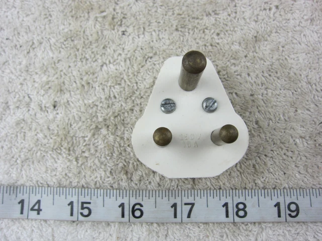 Procast 16A 250V Straight Blade Plug, Used