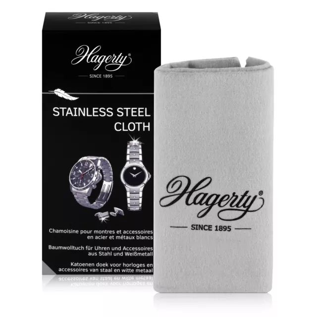 Hagerty Stainless Steel Cloth - Baumwolltuch für Uhren 36x30cm