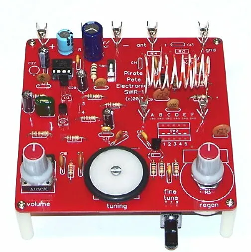 DELUXE radio choza feria de ciencias p-box transistor receptor de onda corta kit SIN CONSTRUIR