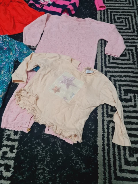 #C66 Enorme pacchetto di vestiti per bambina 6-9 mesi NEXT GEORGE DISNEY ZARA PRIMAR 10