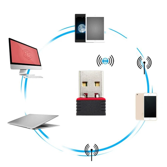 Mini Realtek Rtl8188ftv Usb 2.0 Wifi Adapter 11n 150mbps - Buy Built-in Antenna Signal Wireless - Foto 9