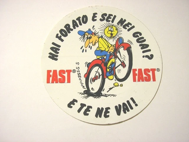 Vieux Sticker Ciclismo Adhésif Tubolari Vittoria Servizio Corse – 18x7 Cm – Made In Italy
