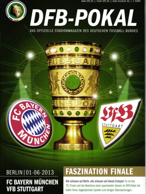DFB-Pokalfinale 01.06.2013 FC Bayern München - VfB Stuttgart in Berlin