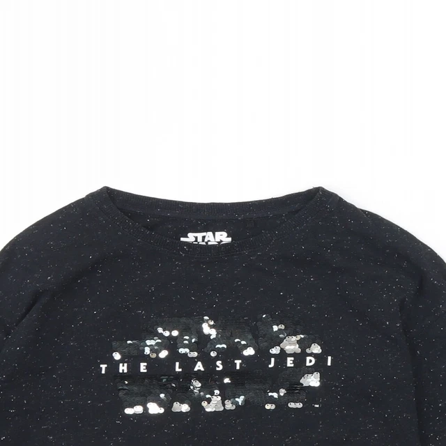 NEXT Boys Black  Cotton Basic T-Shirt Size 8 Years Round Neck  - Star wars 3