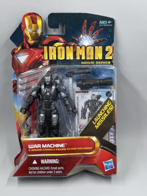 Marvel Iron Man 2 WAR MACHINE #38 Comic Series Figure Hasbro 4"