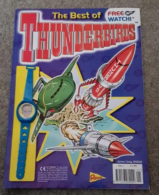 THUNDERBIRDS COMIC Issue 1 - june/july 2002 c/w Free Gift