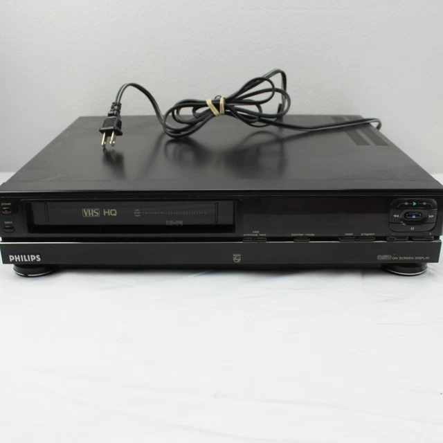 PHILLIPS VIDEO CASSETTE Recorder VCR VHS VR6585 No Remote Tested