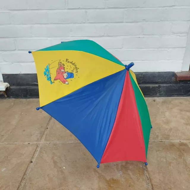 Paddington Bear Childs/Kids Rainbow Umbrella 1995