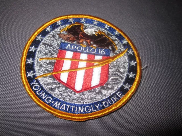 Vintage APOLLO 16 Young Mattingly Duke PATCH