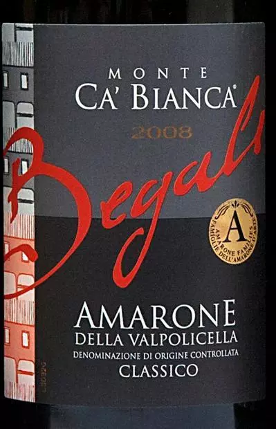 6 Bt. Amarone Della Valpolicella Docg " Ca Bianca " 2012  Begali