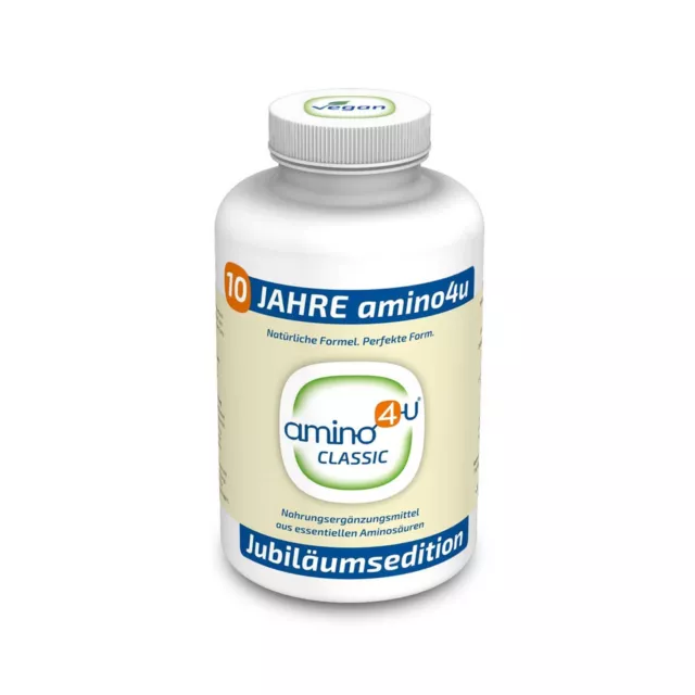 Amino4u - Supplément Alimentaire, Toutes 8 Essentiel Acides Aminés, Boîte, 300g