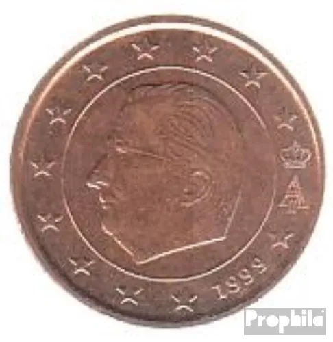 Belgium Article: B 3 1999 brillant uncirculated (BU) 1999 Kursmünze 5 cent