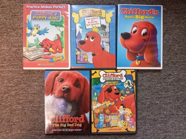 CLIFFORD The Big Red Dog DVD 2007 #17360 Full Screen by Scholastic  Entertainment