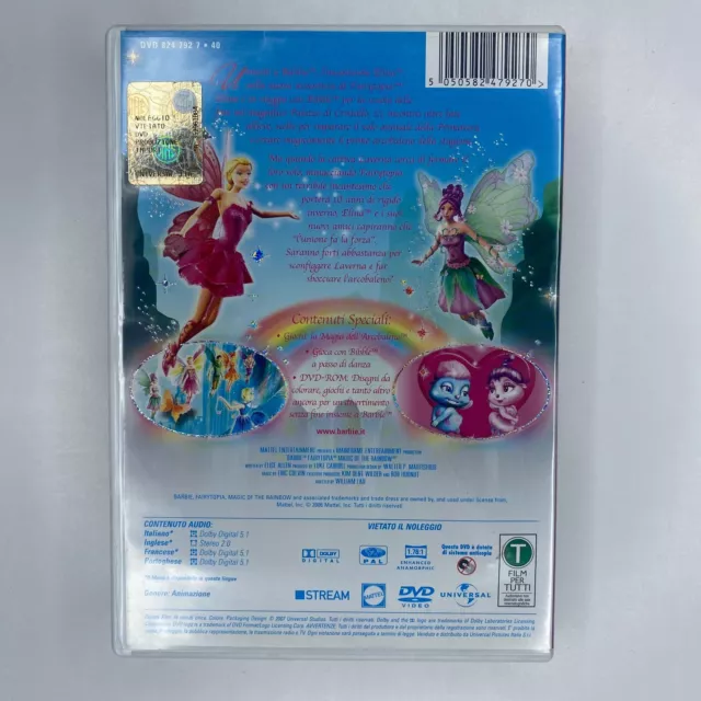 Barbie Fairytopia La Magia Dell' Arcobaleno DVD Italiano 2