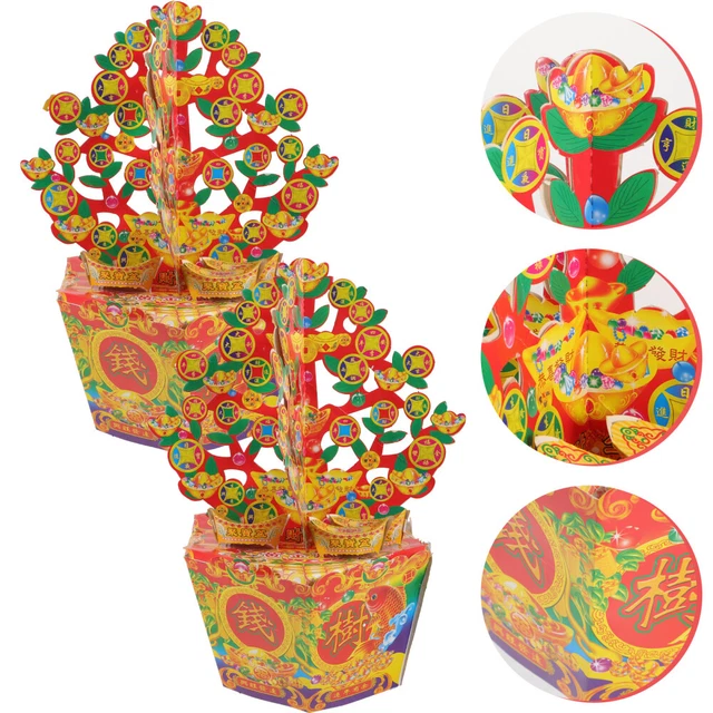 Ahnengeld Joss-Papier - 120 Blatt Gelbes Ritualpapier, Für Traditionelle Zeremonien