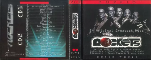 Rockets Doppio 34 Original Greatest Hits Fatbox 2 Dischi Slipcase Cd Ottimo Usat