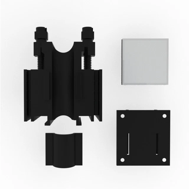 Index Fascette Per Tubo Gas In Plastica Con Vite Acciaio - Kit 10 Pezzi, Morsetti Per Installazioni