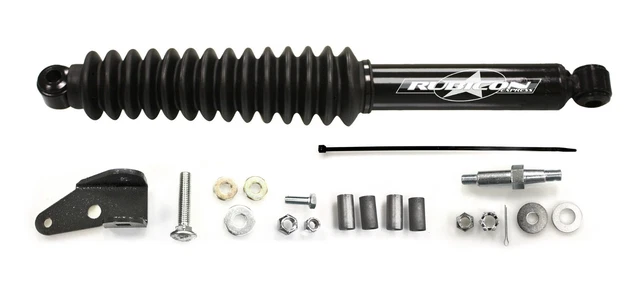 Rubicon Express Steering Stabilizier Relocation Kit Fits 2007-2017 Jeep Wrangler