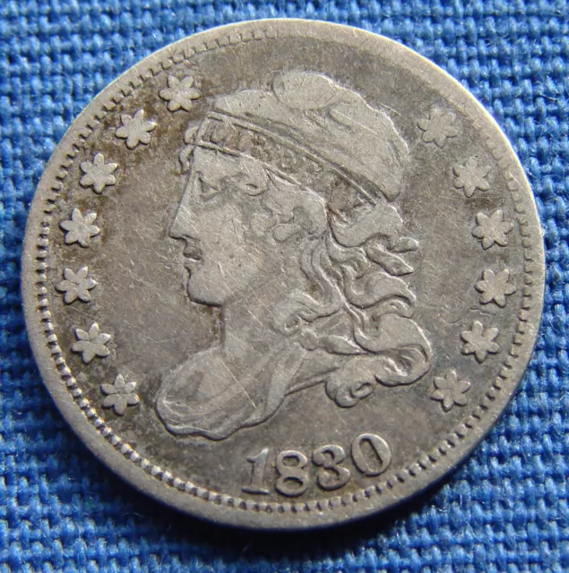 *Nice Looking 1830 Capped Bust Half Dime - Estate Fresh *